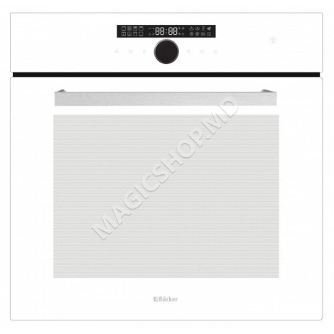 Cuptor încorporabil Backer RIKI 16 AirSteam SOFT BL GL White, Black